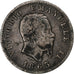 Itália, Vittorio Emanuele II, Lira, 1863, Milan, Prata, F(12-15), KM:5a.1