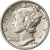 États-Unis, Mercury Dime, 1942, Philadelphie, Argent, SUP, KM:140