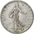 Frankrijk, Franc, Semeuse, 1907, Paris, Zilver, FR, Gadoury:467, Le Franc:F.217