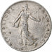 Francia, 50 Centimes, Semeuse, 1907, Paris, Plata, MBC+, Gadoury:420, Le