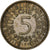 GERMANY - FEDERAL REPUBLIC, 5 Mark, 1965, Stuttgart, Silver, EF(40-45), KM:112.1