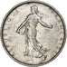 Frankrijk, 5 Francs, Semeuse, 1968, Paris, Zilver, ZF+, Gadoury:770, Le