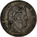 Francia, 5 Francs, Louis-Philippe, 1842, Bordeaux, Plata, BC+, Gadoury:678, Le