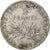 Francia, 2 Francs, Semeuse, 1901, Paris, Plata, MBC, Gadoury:532, Le