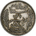 Tunisia, Muhammad al-Nasir Bey, Franc, 1916, Paris, Silver, AU(50-53), KM:238