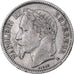 France, Napoleon III, Franc, Napoléon III, 1867, Strasbourg, Silver, EF(40-45)