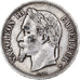 France, 5 Francs, Napoléon III, 1869, Strasbourg, Silver, VF(30-35), KM:799.2