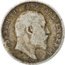 INDIA-BRITS, Edward VII, 2 Annas, 1907, Zilver, FR, KM:505