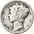 USA, Dime, Mercury Dime, 1943, U.S. Mint, Srebro, VF(30-35), KM:140