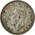 Grande-Bretagne, George VI, Florin, Two Shillings, 1942, Argent, TTB, KM:855