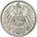 ALEMANHA - IMPÉRIO, Wilhelm II, Mark, 1905, Berlin, Prata, AU(55-58), KM:14