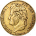 França, 20 Francs, Louis-Philippe, 1844, Lille, Dourado, EF(40-45), KM:750.5