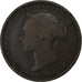 Jersey, Victoria, 1/13 Shilling, 1871, Bronce, BC+, KM:5