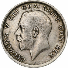 Groot Bretagne, George V, 1/2 Crown, 1917, Zilver, ZF, KM:818.1