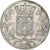 Francja, Louis XVIII, 5 Francs, Louis XVIII, 1823, Paris, Srebro, VF(30-35)