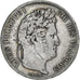 France, 5 Francs, Louis-Philippe, 1833, Perpignan, Silver, VF(20-25), KM:749.11