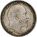 Gran Bretaña, Edward VII, 6 Pence, 1902, Plata, BC+, KM:799