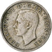 Wielka Brytania, George VI, Florin, Two Shillings, 1947, Miedź-Nikiel