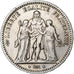 Francia, 5 Francs, Hercule, 1849, Strasbourg, Argento, MB+, KM:756.2