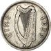 IRELAND REPUBLIC, 1/2 Crown, 1939, Silver, EF(40-45), KM:16