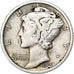 Vereinigte Staaten, Dime, Mercury Dime, 1923, U.S. Mint, Silber, SS, KM:140