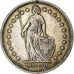 Zwitserland, 2 Francs, 1920, Bern, Zilver, FR+, KM:21