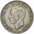 Gran Bretaña, George VI, 1/2 Crown, 1945, Plata, MBC, KM:856