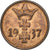 DANZIG, Pfennig, 1937, Berlin, Bronzen, PR, KM:140