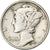 Estados Unidos, Dime, Mercury Dime, 1943, U.S. Mint, Plata, MBC+, KM:140