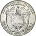 Panama, 1/2 Balboa, 1970, U.S. Mint, Silver, EF(40-45), KM:12a.1