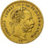 Hungria, Franz Joseph I, 8 Forint 20 Francs, 1873, Kremnitz, Dourado, AU(50-53)