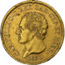 ITALIAN STATES, SARDINIA, Carlo Felice, 80 Lire, 1830, Genoa, Gold, EF(40-45)