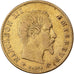 França, Napoleon III, 5 Francs, Napoléon III, 1859, Paris, Dourado, EF(40-45)