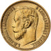 Russland, Nicholas II, 5 Roubles, 1898, St. Petersburg, Gold, VZ, KM:62