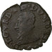 Principality of Dombes, Double Tournois, 1587, Trévoux, Bronze, VF(30-35)