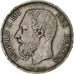 Belgique, Leopold II, 5 Francs, 5 Frank, 1866, Rare, Argent, TB+, KM:25