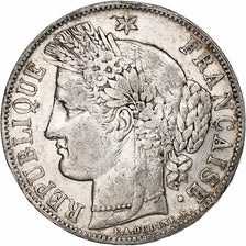 France, 5 Francs, Cérès, 1850, Paris, Argent, TB, Gadoury:719, KM:761.1