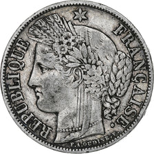 France, 5 Francs, Cérès, 1851, Paris, Argent, TB, Gadoury:719, KM:761.1