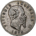 Italy, Vittorio Emanuele II, 5 Lire, 1874, Milan, Silver, VF(20-25), KM:8.3