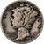 Verenigde Staten, Dime, Mercury Dime, 1942, Philadelphia, Zilver, FR+, KM:140