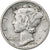 Verenigde Staten, Dime, Mercury Dime, 1942, Philadelphia, Zilver, ZF+, KM:140