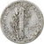 Verenigde Staten, Dime, Mercury Dime, 1942, Philadelphia, Zilver, ZF+, KM:140