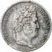 Francia, 1/4 Franc, Louis-Philippe, 1833, Paris, Plata, MBC, Gadoury:355