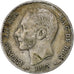 Hiszpania, Alfonso XII, Peseta, 1883, Madrid, Srebro, VF(30-35), KM:686