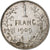 Belgia, Leopold II, Franc, 1909, Brussels, graveur TH VINCOTTE, Srebro