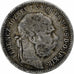 Hongrie, Franz Joseph I, Korona, 1893, Argent, TB