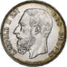 Bélgica, Leopold II, 5 Francs, 5 Frank, 1870, Plata, MBC+, KM:24