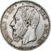 Belgia, Leopold II, 5 Francs, 5 Frank, 1871, Srebro, EF(40-45), KM:24