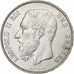 Bélgica, Leopold II, 5 Francs, 5 Frank, 1876, Plata, MBC+, KM:24