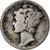 Verenigde Staten, Dime, Mercury Dime, 1929, Denver, Zilver, FR, KM:140